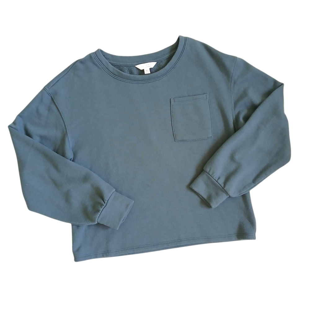 Lauren Conrad Teal Sweathirt With Front Pocket